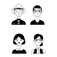 set avatars vector