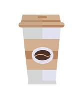vector illustratie van beschikbaar koffie kop