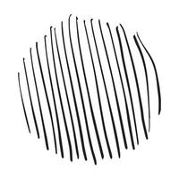 vector illustratie van getextureerde cirkel met patroon