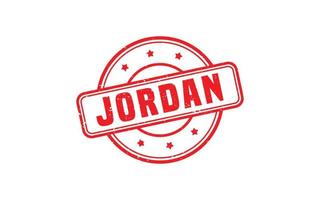 Jordanië postzegel rubber met grunge stijl Aan wit achtergrond vector