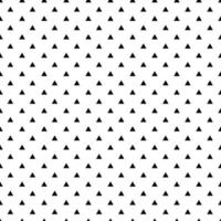 zwart naadloos driehoeken patroon Aan wit achtergrond vector