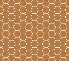 bruin naadloos honingraat patroon vector