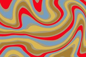 groovy hippie 70s achtergronden met golven swirl twirl patroon vector