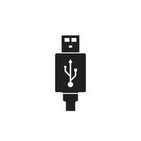 usb pictogram vector