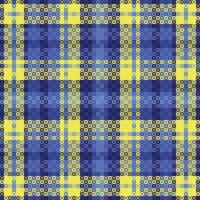 Schotse ruit plaid met nacht kleur patroon. vector