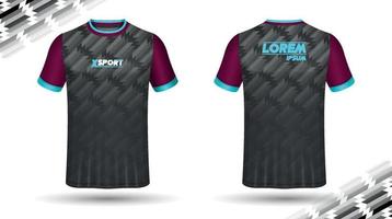 voetbal Jersey ontwerp voor sublimatie, sport t overhemd ontwerp vector