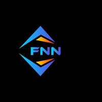 fnn abstract technologie logo ontwerp Aan zwart achtergrond. fnn creatief initialen brief logo concept. vector