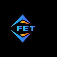 fetisch abstract technologie logo ontwerp Aan wit achtergrond. fetisch creatief initialen brief logo concept. vector