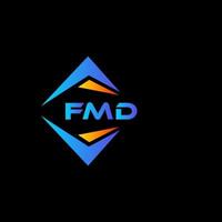 fmd abstract technologie logo ontwerp Aan zwart achtergrond. fmd creatief initialen brief logo concept. vector