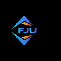 fju abstract technologie logo ontwerp Aan wit achtergrond. fju creatief initialen brief logo concept. vector