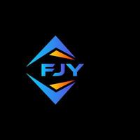 fjy abstract technologie logo ontwerp Aan wit achtergrond. fjy creatief initialen brief logo concept. vector