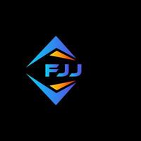 fjj abstract technologie logo ontwerp Aan wit achtergrond. fjj creatief initialen brief logo concept. vector