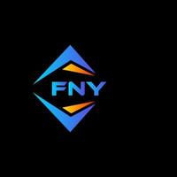 fny abstract technologie logo ontwerp Aan zwart achtergrond. fny creatief initialen brief logo concept. vector