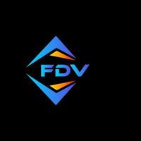 fdv abstract technologie logo ontwerp Aan wit achtergrond. fdv creatief initialen brief logo concept. vector