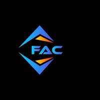 fac abstract technologie logo ontwerp Aan wit achtergrond. fac creatief initialen brief logo concept. vector