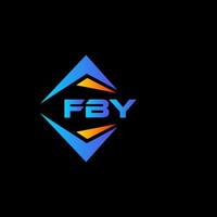 fby abstract technologie logo ontwerp Aan wit achtergrond. fby creatief initialen brief logo concept. vector