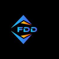 fdd abstract technologie logo ontwerp Aan wit achtergrond. fdd creatief initialen brief logo concept. vector