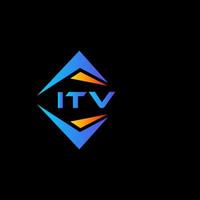 itv abstract technologie logo ontwerp Aan wit achtergrond. itv creatief initialen brief logo concept. vector