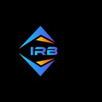 irb abstract technologie logo ontwerp Aan wit achtergrond. irb creatief initialen brief logo concept. vector