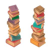 boeken stack vector