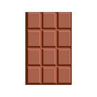 gemakkelijk melk chocola bar groot grootte van emoji voedsel vector