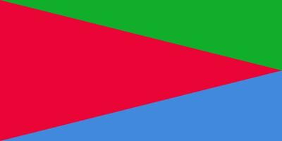 eritrea vlag eenvoudige illustratie voor onafhankelijkheidsdag of verkiezing vector