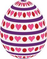 gelukkig Pasen Pasen festival met konijn en eieren, met hert icoon vector