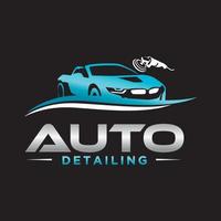 auto auto detaillering dienst logo ontwerp illustratie sjabloon vector