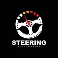 auto stuurinrichting logo, bestuurder vector, vervoer voertuig ontwerp, reparatie, onderhoud, auto garage vector