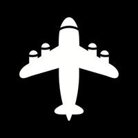 vliegend vliegtuig vector icoon