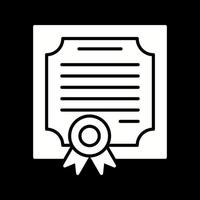 certificaat vector pictogram