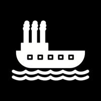 stoomboot vector icoon