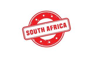 zuiden Afrika postzegel rubber met grunge stijl Aan wit achtergrond vector