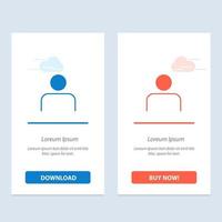 instagram mensen profiel sets gebruiker blauw en rood downloaden en kopen nu web widget kaart sjabloon vector