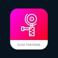 bouw Slijper slijpen mobiel app knop android en iOS lijn versie vector