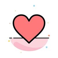 hart liefde Leuk vinden twitter abstract vlak kleur icoon sjabloon vector