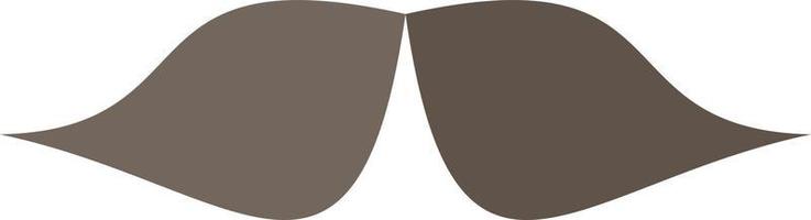 snor hipster movember mannetje mannen vlak kleur icoon vector