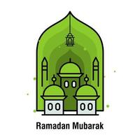 Ramadan kareem concept banier vector illustratie