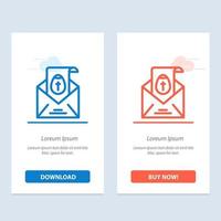 massage mail Pasen vakantie blauw en rood downloaden en kopen nu web widget kaart sjabloon vector