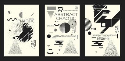 chaotisch abstract achtergrond vector