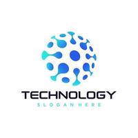 abstract digitaal verbinding technologie logo vector sjabloon