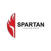 spartaans logo, oorlog helm pak vector, barbaar schild icoon, viking, Sportschool fit ontwerp, geschiktheid vector