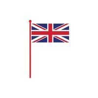 engeland, brits vlag icoon logo vector