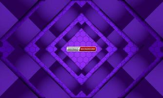 Purper zeshoekig abstract luxe achtergrond vector