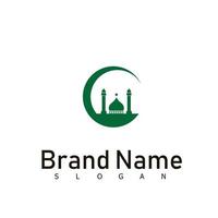 moskee Islam moslim Arabisch logo vector