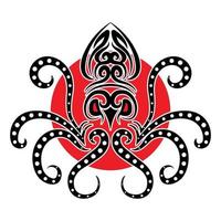 tribal calamares tatoeëren ontwerp grafisch vector