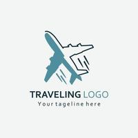 reizen logo vector kunst ontwerp icoon