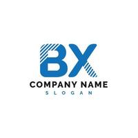 bx logo ontwerp. bx brief logo icoon vector illustratie - vector