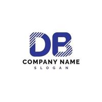 db brief logo ontwerp. db brief logo vector illustratie - vector