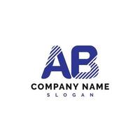 ab logo ontwerp. ab brief logo icoon vector illustratie - vector